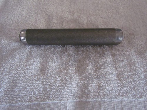 Schwarze Eisen Rohrverschraubungen 3/4 Zoll x 6 Zoll Nippel Temperguss, 1 Stück