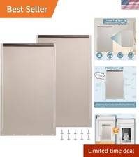 Durable TPU Dog  Cat Door Flaps, Large 2-Pack for PetSafe  More - Easy Install