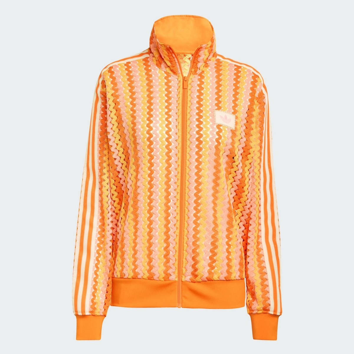 Adidas Originals Summer Glow Track Top Orange Fuchsia | Size XL