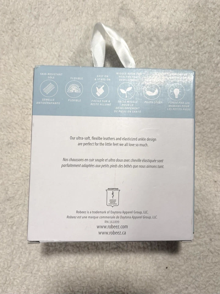 ROBEEZ Bebé Niño 0-6 Meses Cuero Tostado Tigre Tiburón Suela Suave Zapatos NUEVO Foto 3 de 4