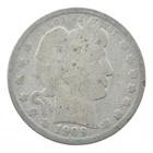 BETTER 1909-S Liberty Barber 90% Silver US Quarter *124
