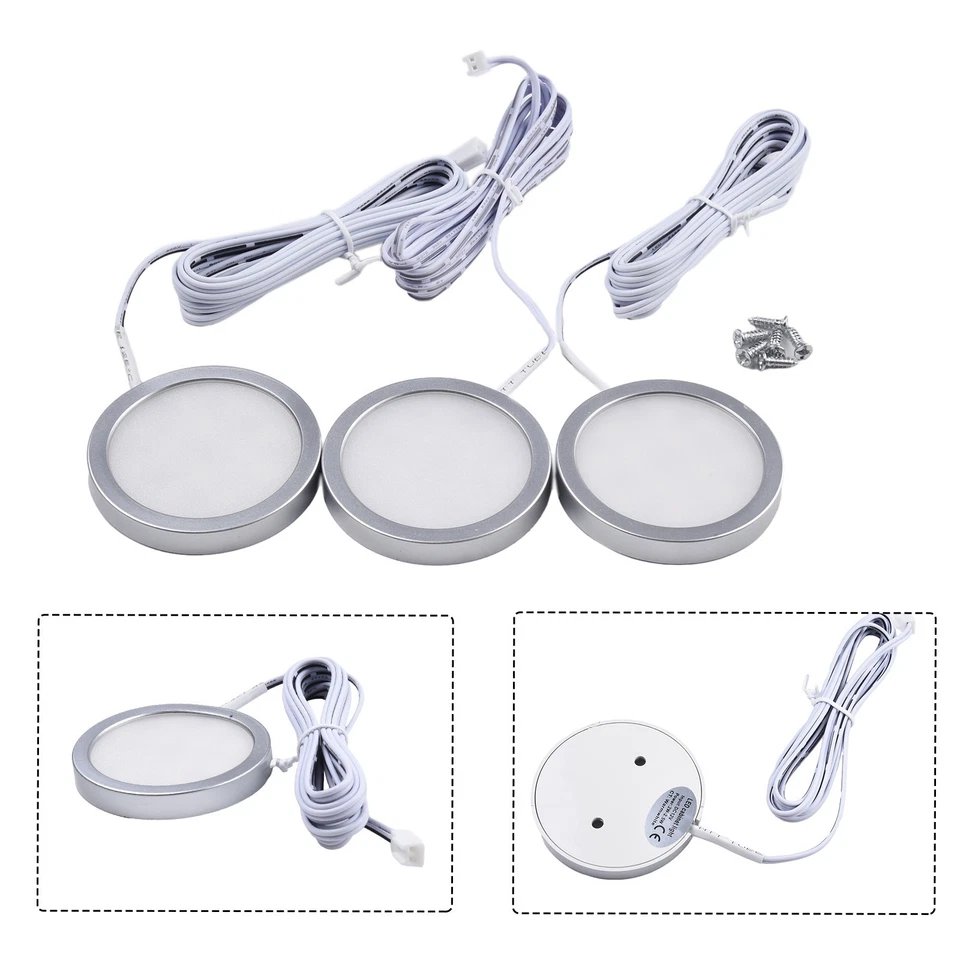 High Lumens LED Closet Light Set Available in Pack of 3 or 6 Puck Lamps - Image 4 of 4