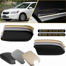 Door Armrest Hand Leather Arm Rest Cover Base Lid For Honda Accord 08-12 E