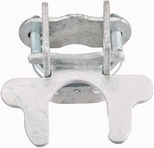 Kennel Gate Latch 1-3/8", Chain Link Fence Gate Butterfly Latch for Dog Kennels