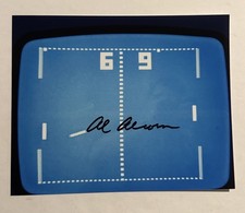 ALLAN ALCORN SIGNED 8x10 PHOTO ATARI PONG VIDEO GAME CREATOR AUTOGRAPHED COA