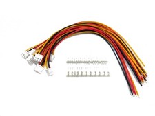 Daier 20 Sets Jst Xh 2.54 3 Pin Connector Plug Male With 200Mm Wire
