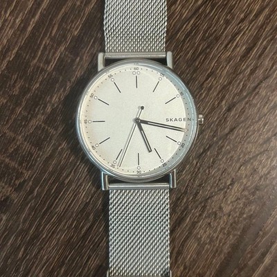 Skagen SKW6353 Men's Watch Stainless Steel & Leather Bands Replacement Set