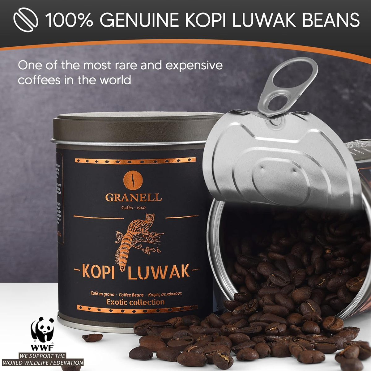 Premium Kopi Luwak Coffee Beans - Rich Aroma & Ultra Smooth Finish