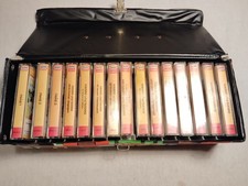 Koffer für 15 MCs mit 12x Hanni & Nanni + 3x Heidi - Vintage, 70er Jahre, Europa