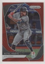 2020 Panini Prizm Tier II Red Prizm Ketel Marte #142 1n0