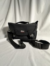 Vintage Nikon For Professionals Camera Shoulder Bag Canvas DSLR Case