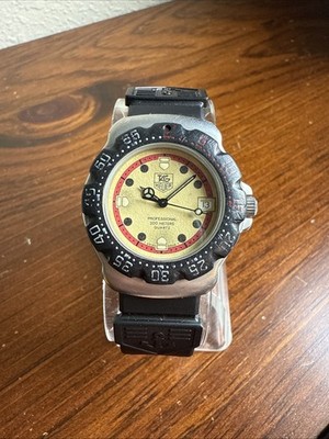 Tag heuer WA1211 フォーミュラ1 371.508 Vintage TAG Heuer Formula 1 WA1211 Cream Dial Quartz Watch from JP