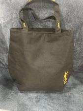 Brand New Saint Laurent Black Canvas Tote