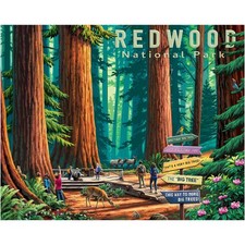 Boardwalk Puzzles Redwood 500 Piece Jigsaw Puzzle for Adults, Made in USA