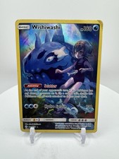 Pokémon Wishiwashi 240/236 Eclissi Cosmica Segreta Rara Carta Holo - Danneggiata