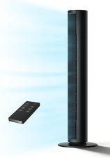 PHILODECO Tower Fan 40 Inch Bladeless Fan 80 ° Oscillating Fan Silent Remote New