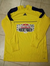 Vintage Adidas Red Bull Salzburg 2007-08 Goalkeeper Jersey Yellow Size M LS