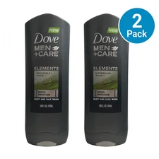 Dove Men+Care Minerals + Sage Body Wash 13.5oz 2 Pack – New