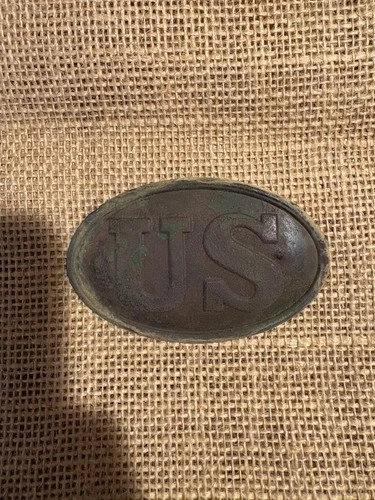 Civil War Union Cartridge Box Plate Dug in Spotsylvania VA