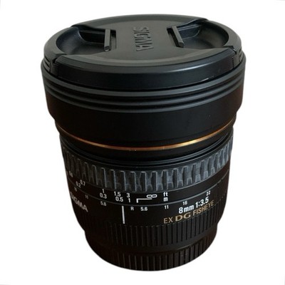 Sigma 8mm f/3.5 EX DG Circular Fisheye Lens for Canon Excellent | eBay