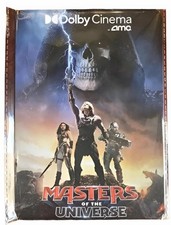 Masters Of The Universe He-man 5.25 X 7.5 Amc Dolby Promo Tin Metal Movie Poster