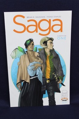 Saga #1 Marko & Alana Lying Cat Will 1st App 1st Print  2012 Image Comics F+/VF-