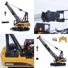 HUINA 1572 15CH 1/14 Tower Excavator Model Construction Crane Truck LED Light — photo 4