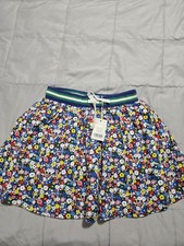 Mini Boden Girls Multicolored Floral Flower Print Skirt Skort 13-14Y