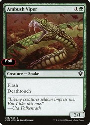 Ambush Viper 213/361 Commander Legends Foil
