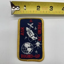 Vintage 1979 Boy Scout Roundup Patch Ask A Friend 2x3.5” Rectangular BSA