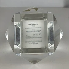 Anthem Electronics Stock IPO Stock Prospectus Paperweight Desk Trophy