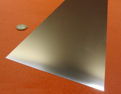 18-8 Stainless Steel Sheet, Full Hard, .020'' x 6.0'' x 100'', 1 Piece