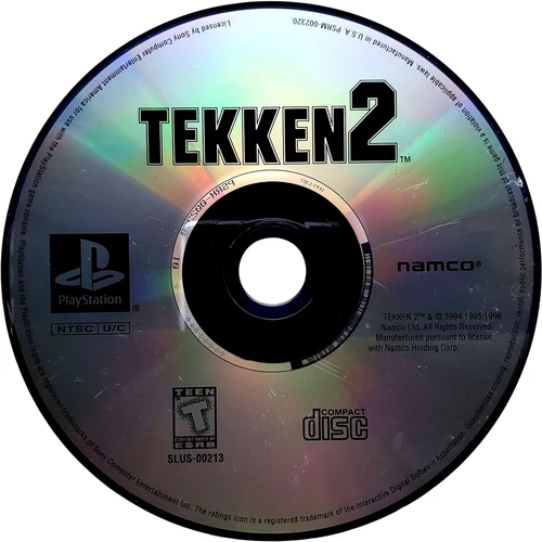 Scratch-Free - Tekken 2 Greatest Hits - Sony Playstation Tested Authentic