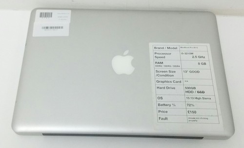 Apple Macbook Pro A1278 - i5-3210M 2.5GHz - 8GB DDR3 - 13" - 500GB HDD - High... - Picture 6 of 11