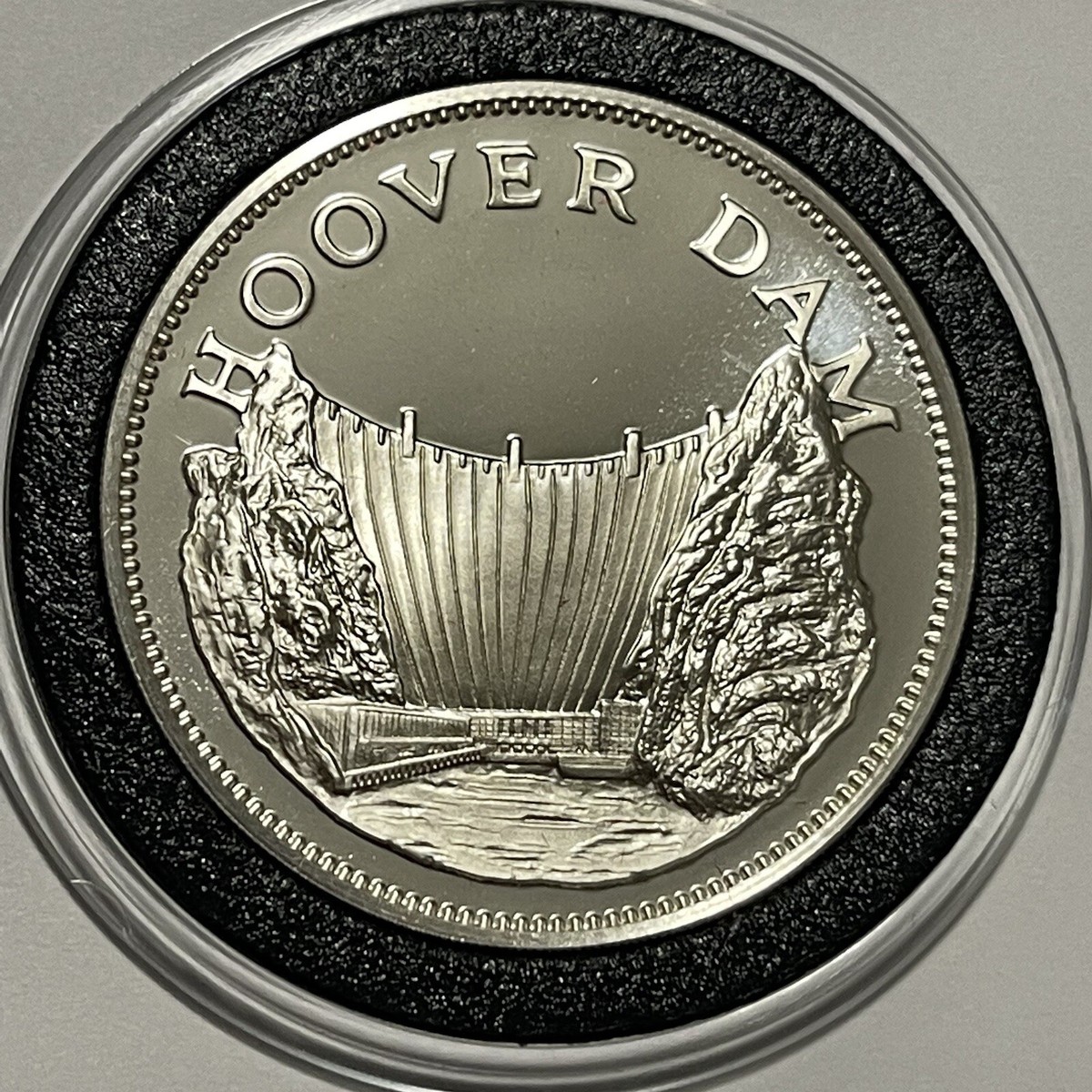 Hoover Dam U.S. 2nd Tallest Rare Sterling Silver Collector Proof