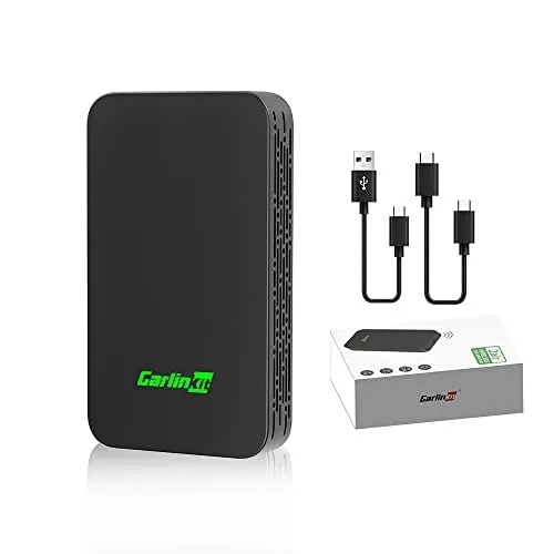CarlinKit 5.0 Wireless CarPlay/Android Auto Adapter, Plug & Play, Dual Channel - Picture 1 of 17