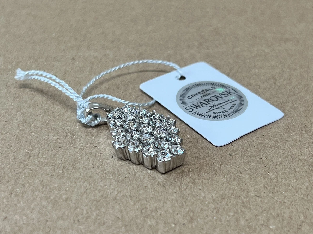 Swarovski White Crystal 950c Copper Pendant eBay