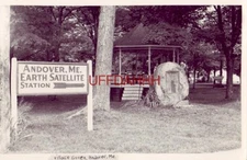 VILLAGE GREEN, ANDOVER, ME.  Earth Satellite Station