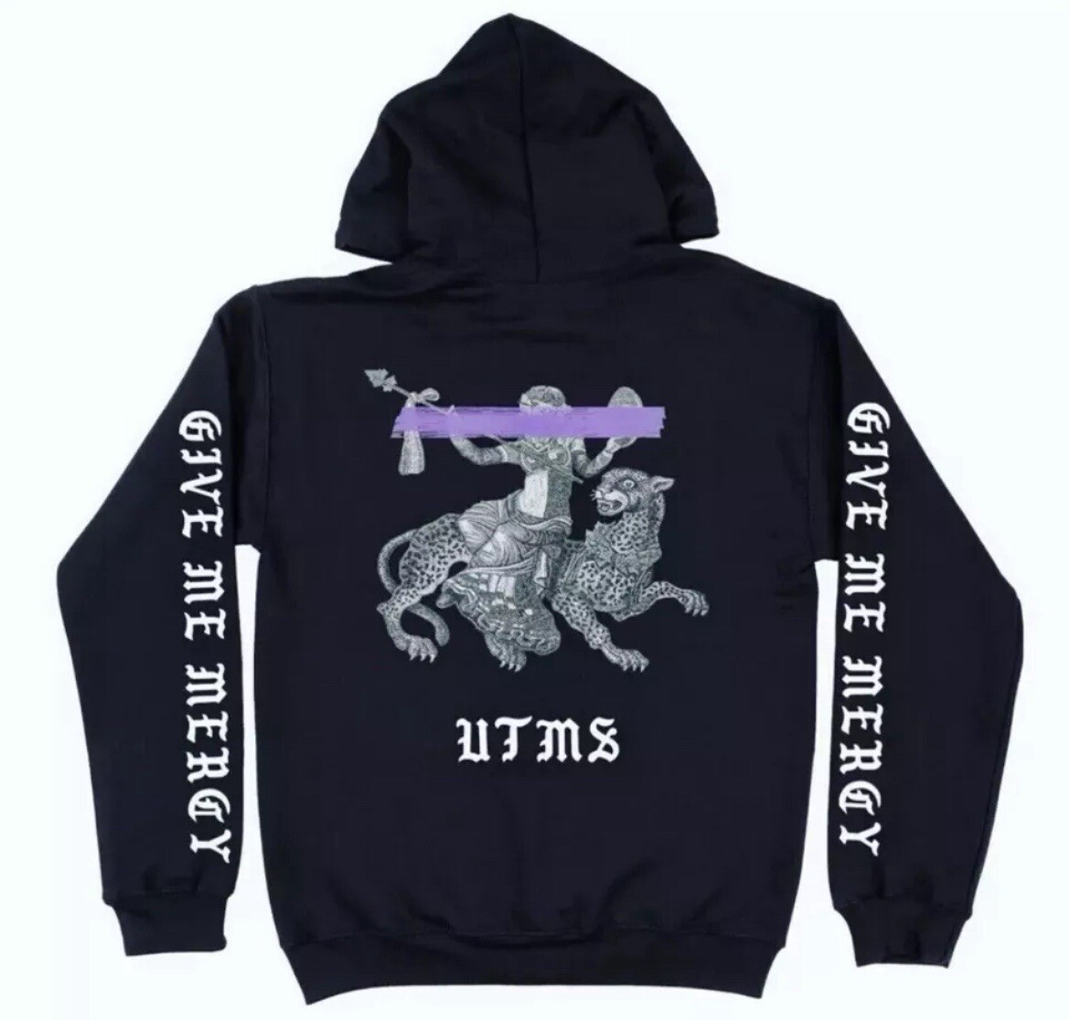 The CULT Official Under The Midnight Sun Tour Merch Black Zip Up Hoodie XL