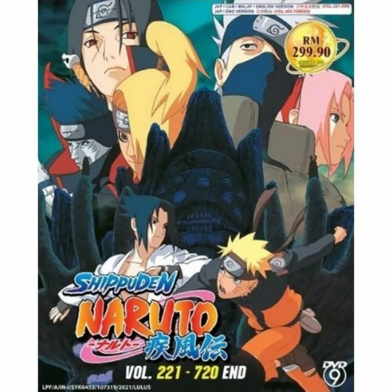 Anime DVD Naruto Shippuden Episode 1-500 Complete English Dub + FREE DVD  Boxset