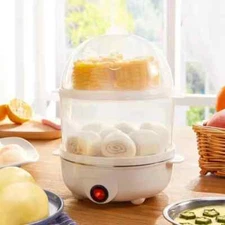 Electric Egg Cooker Rapid Boiler Steamer for 7/14 Eggs with auto Shut-off