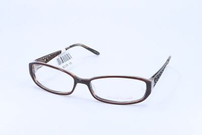 Jill Stuart JS268 Brown Rectangle Women Full Rim 50-14-130 Eyeglasses Frames