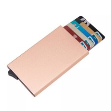 Men Women Aluminum RFID Blocking Credit Card Case Holder Wallet Best Gift