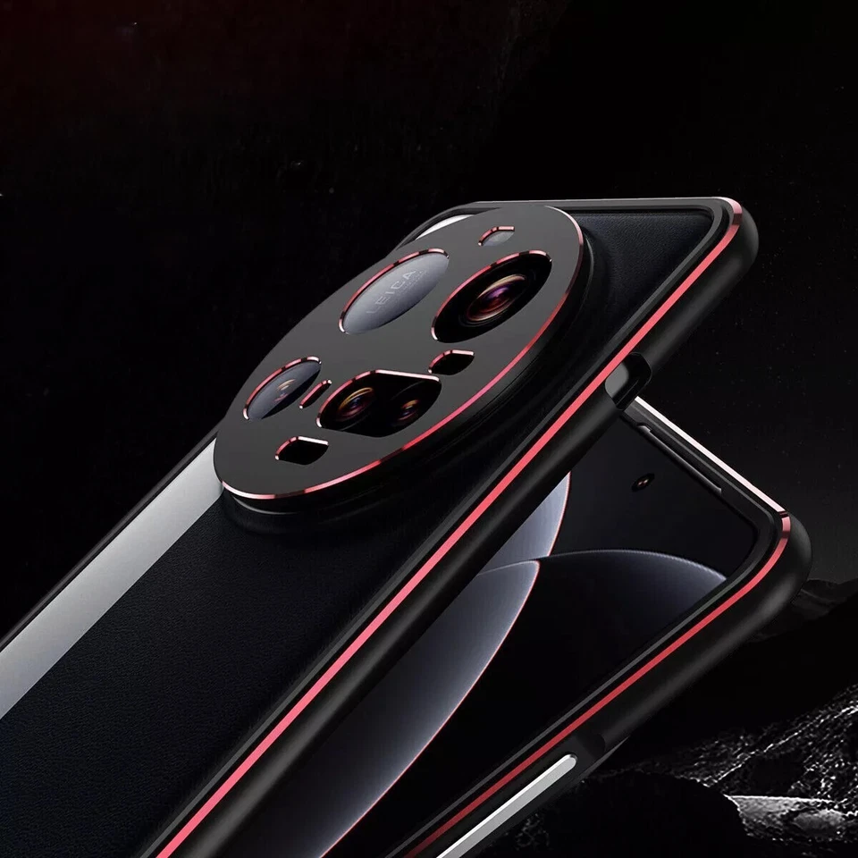 Funda protectora de lente metálica con marco de parachoques de aluminio a prueba de golpes para Xiaomi Mi 15 Ultra Foto 3 de 4