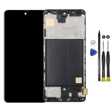 For Samsung Galaxy A51 2019 SM-A515 LCD Touch Screen Display Digitizer Frame