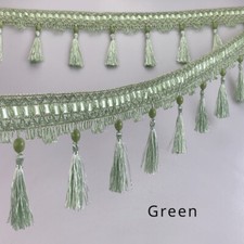12 M Length Curtain Tassel Edging Sewing Trim Upholstery Craft Cushion Home Chic