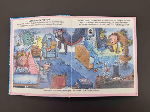 Il tuo primo libro del Fantastico Streghe Fate Libro Ragazzi Beaumont Larus - Foto 3 di 8