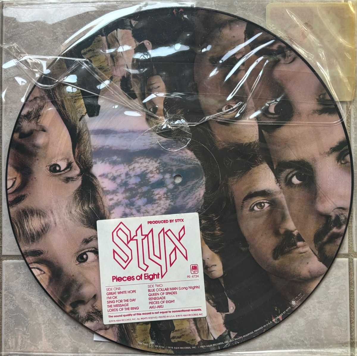 Styx - Pieces Of Eight - 1978 - Limited Edition Picture Disc | eBay