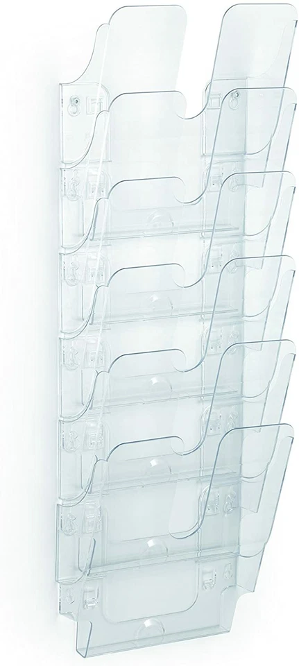 Durable 1700008401 Prospektspenderset (Flexiplus 6, A4 Hochformat) transparent