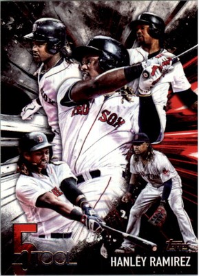 2017 Topps Five Tool Boston Red Sox Baseball Card #5T34 Hanley Ramirez